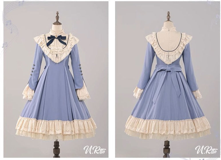 Breeze Aria クラシカルケープ付きワンピース