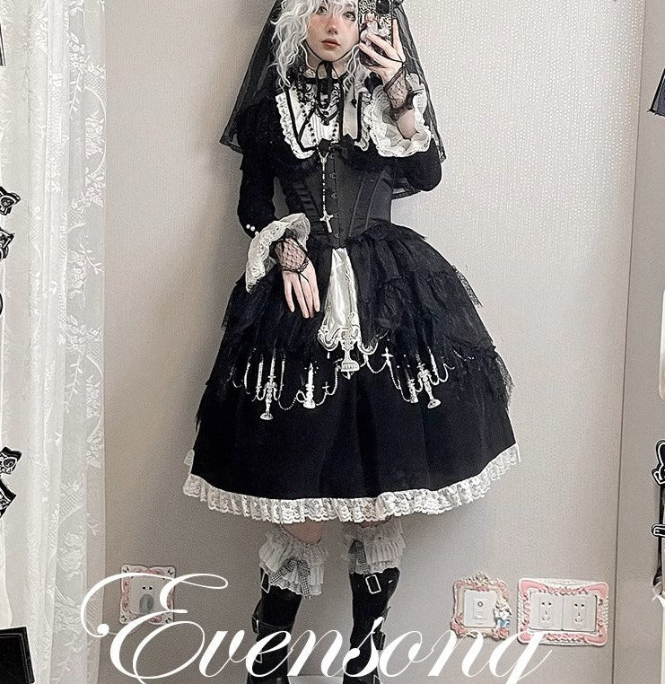 Evensong ジゴ袖ワンピース