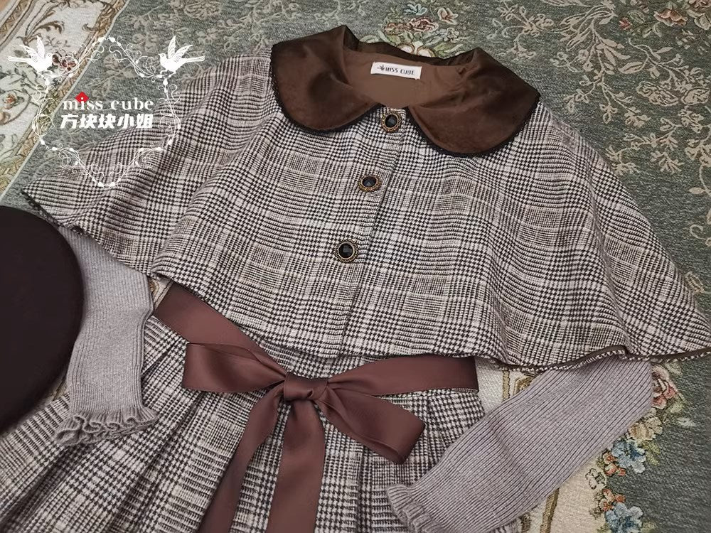 【予約販売】Earl Gray チェックのマント