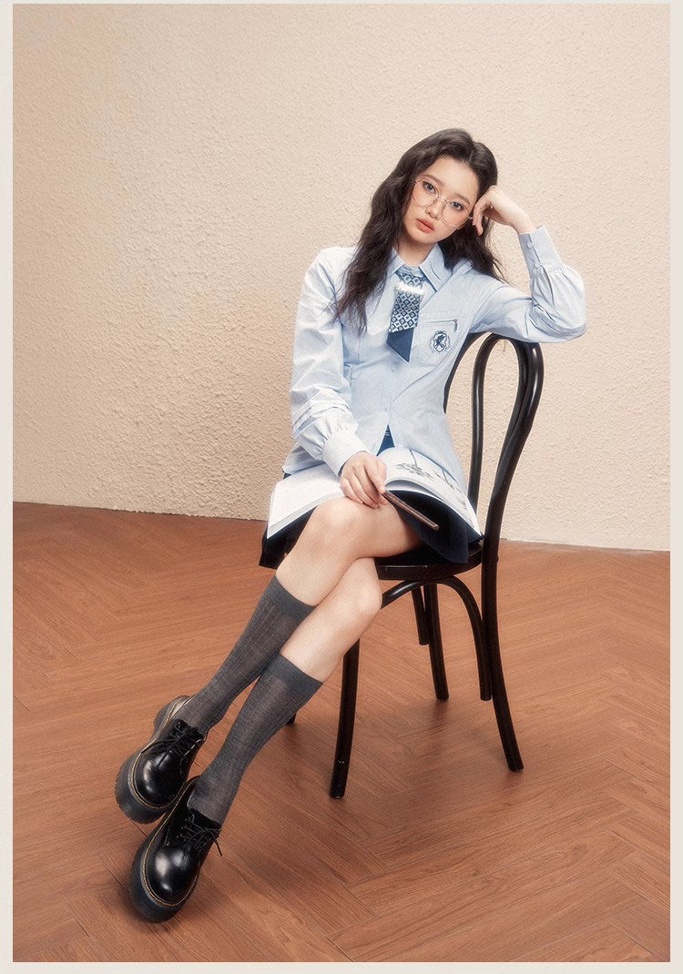 [Pre-orderle] Hogwarts School of Witchcraft and Wizardry waist shape blouse