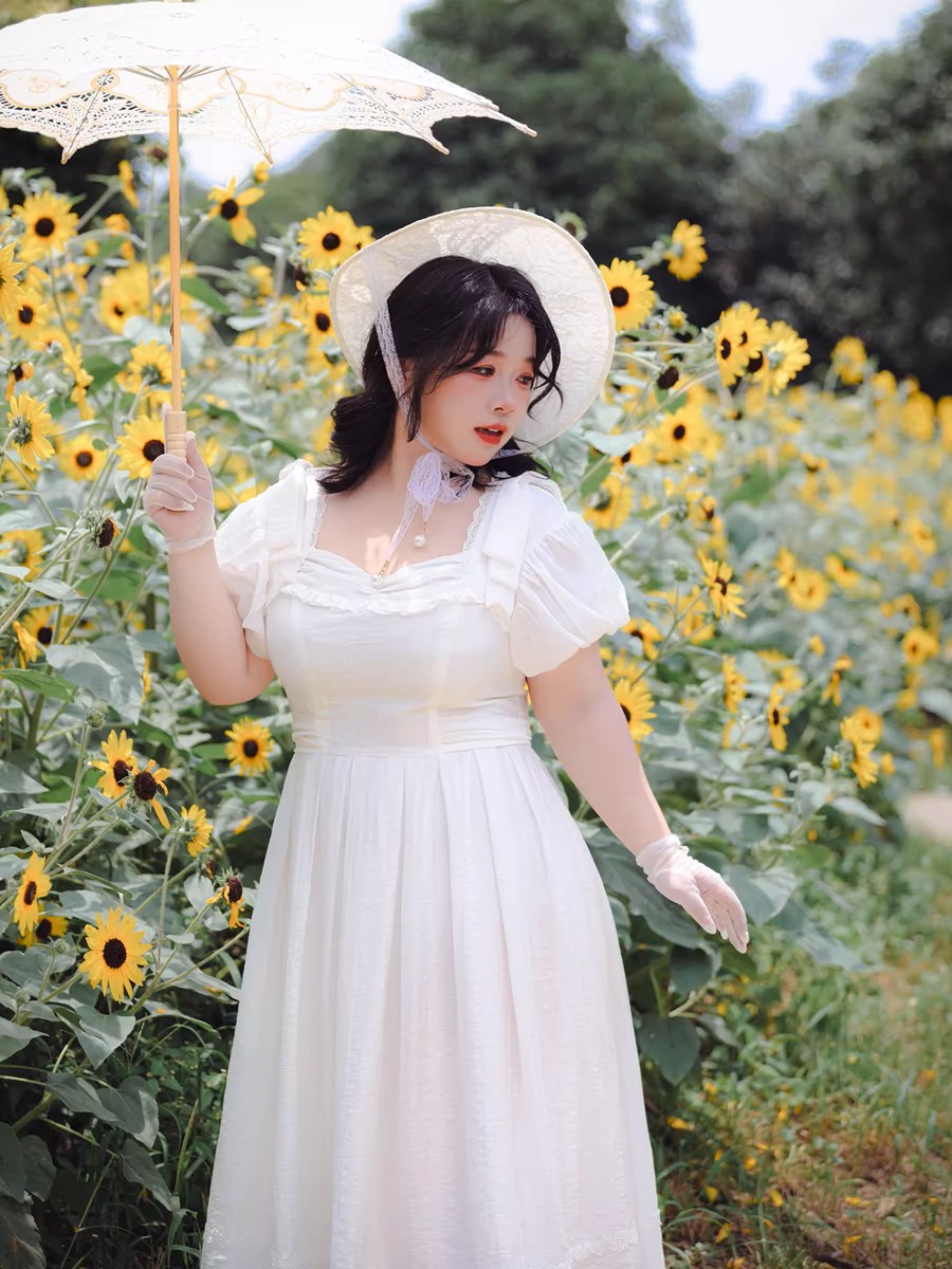 [Pre-order] Forest Gallery Retro Elegant Dress with Ribbon Hair Accessory Type 2