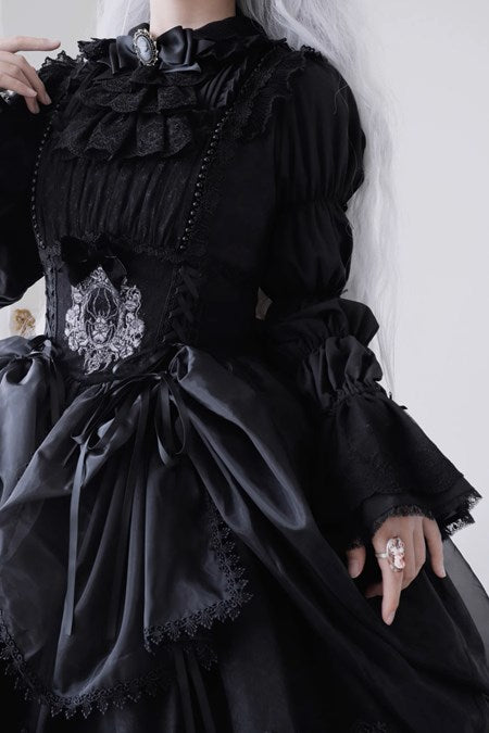 [Pre-orders available until 9/29] Moonlit Night Spider Jumper Skirt, 2 types, long length