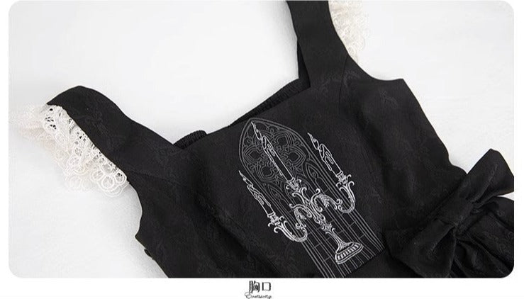 [Resale/Pre-orders available until 11/3] Evensong ribbon jumper skirt