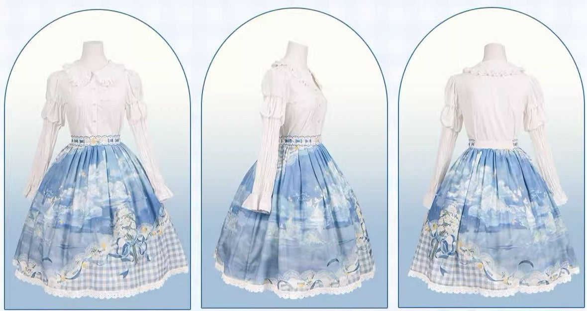 【再販・受注予約7/16まで】Daisy and Sky スカート