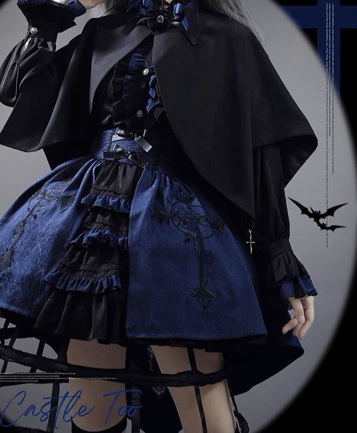 【予約販売】Evil Twins ゴスロリ ブラウス・ベスト・マント・スカート【4点で10%オフ】