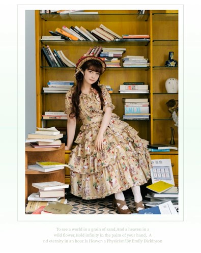 【再販・受注予約5/18まで】Camellia Berry 半袖セットアップ・ロング丈