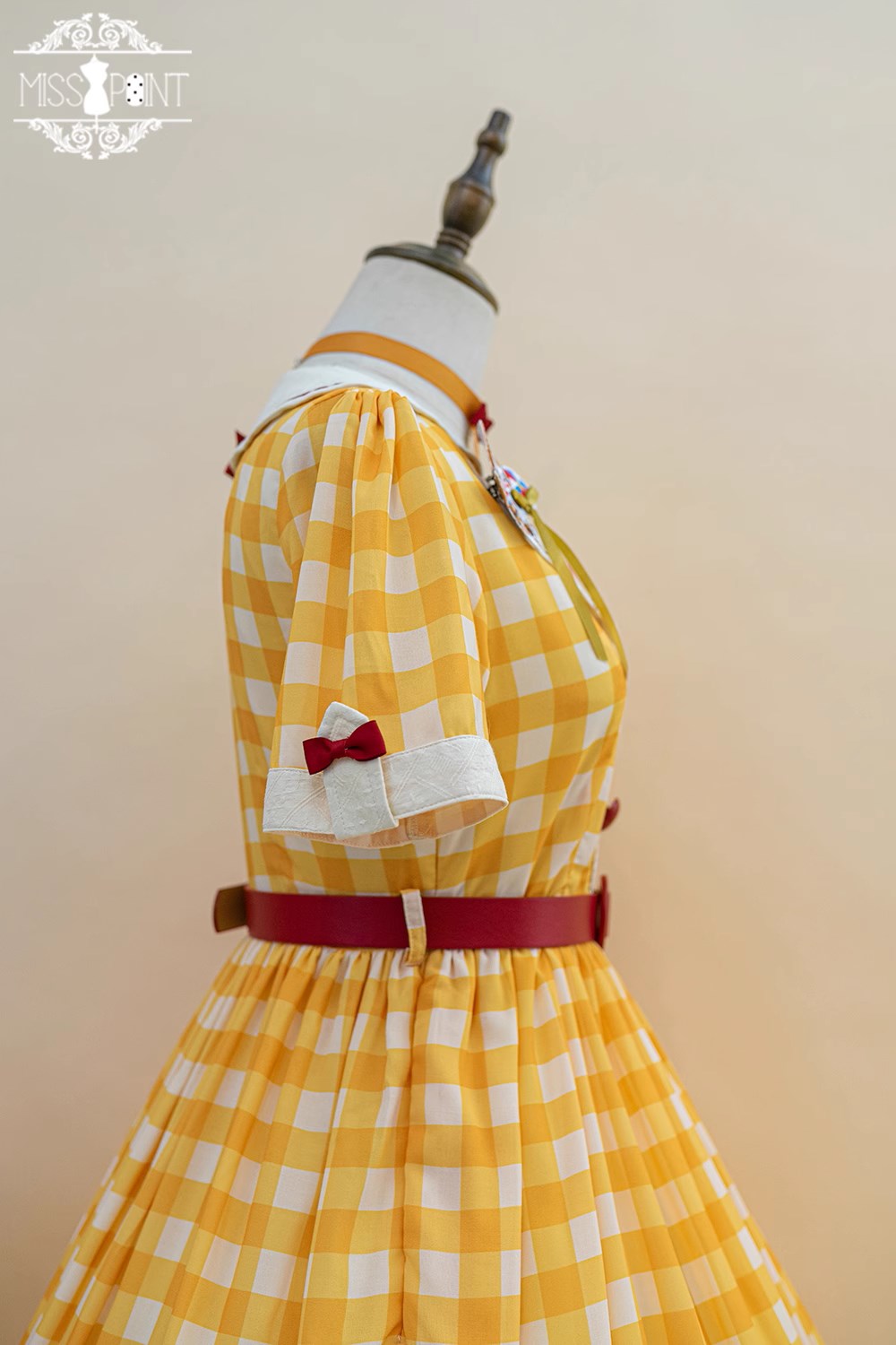 【予約販売】Sweet Kittyレトロカフェ風ワンピース