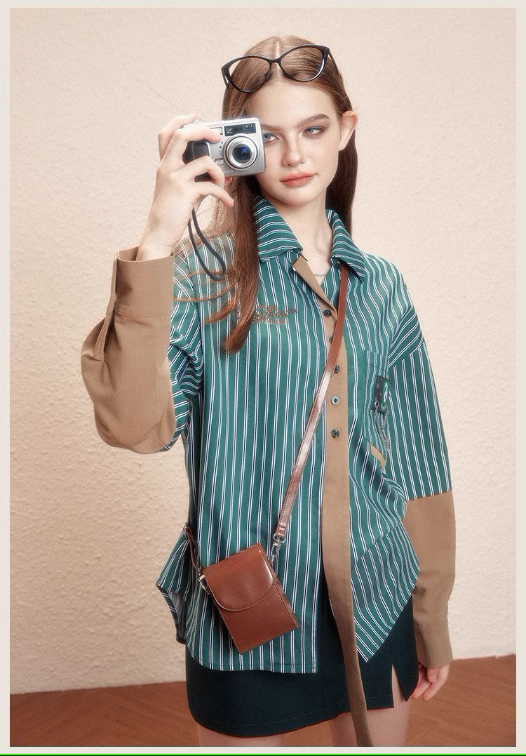 [Pre-order] Hogwarts School of Witchcraft and Wizardry stripe design blouse