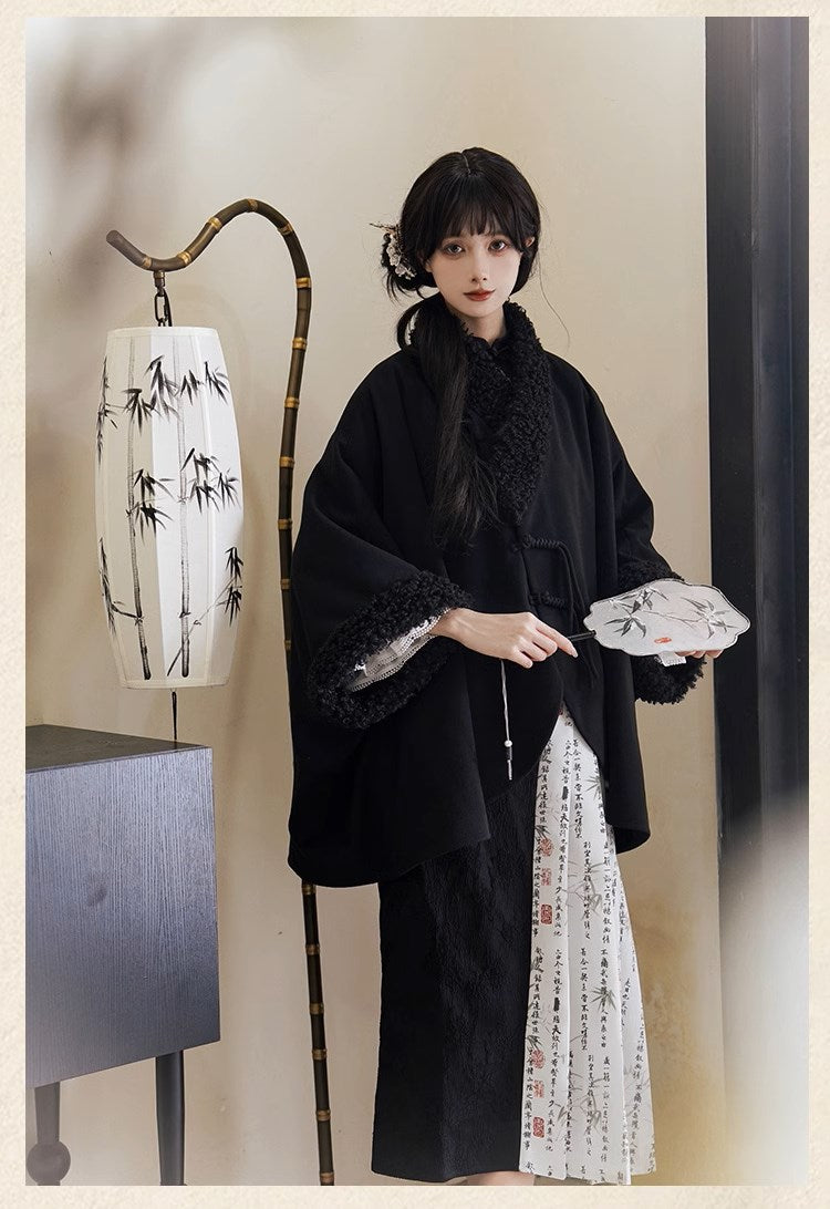 和ロリ・華ロリ ボアのあったか羽織