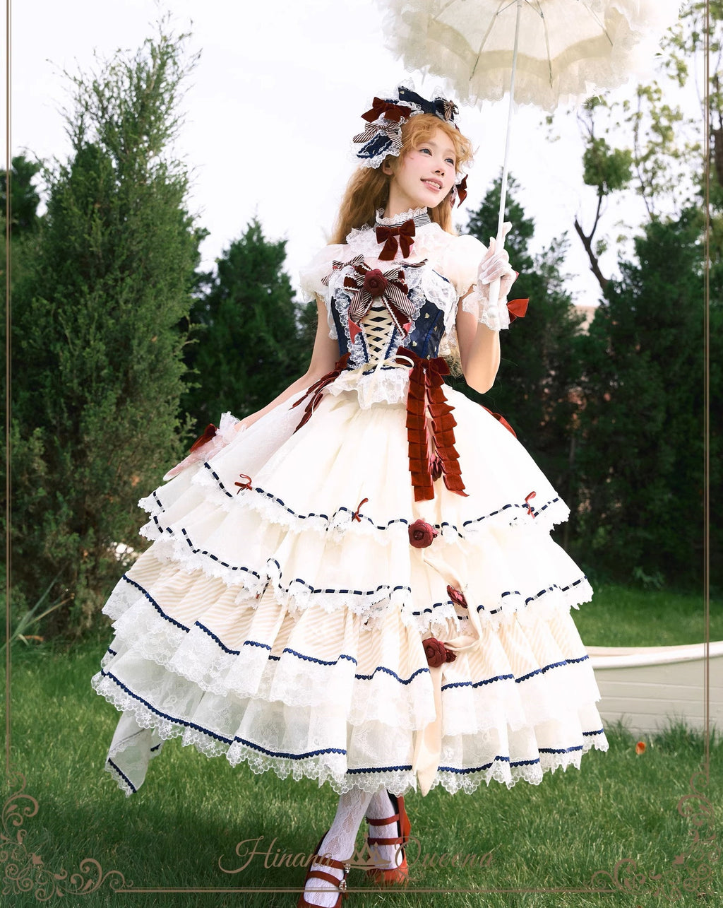 【再販・受注予約8/8まで】Dream Alice ラグジュアリーセットアップ／白雪姫／ロング丈