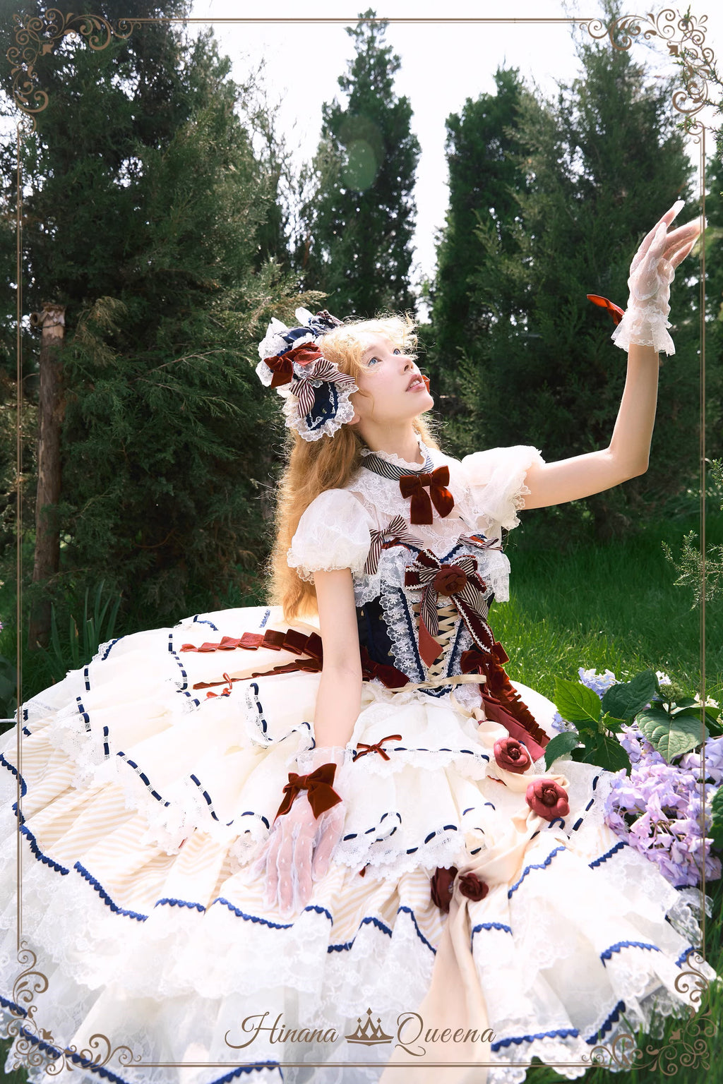 【再販・受注予約8/8まで】Dream Alice ラグジュアリーセットアップ／白雪姫／ロング丈
