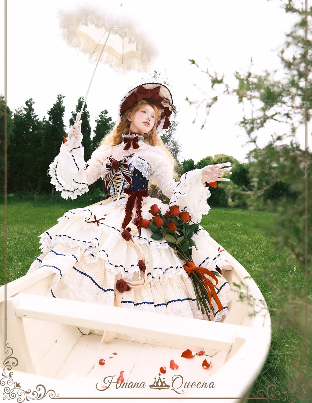 【再販・受注予約8/8まで】Dream Alice ラグジュアリーセットアップ／白雪姫／ロング丈