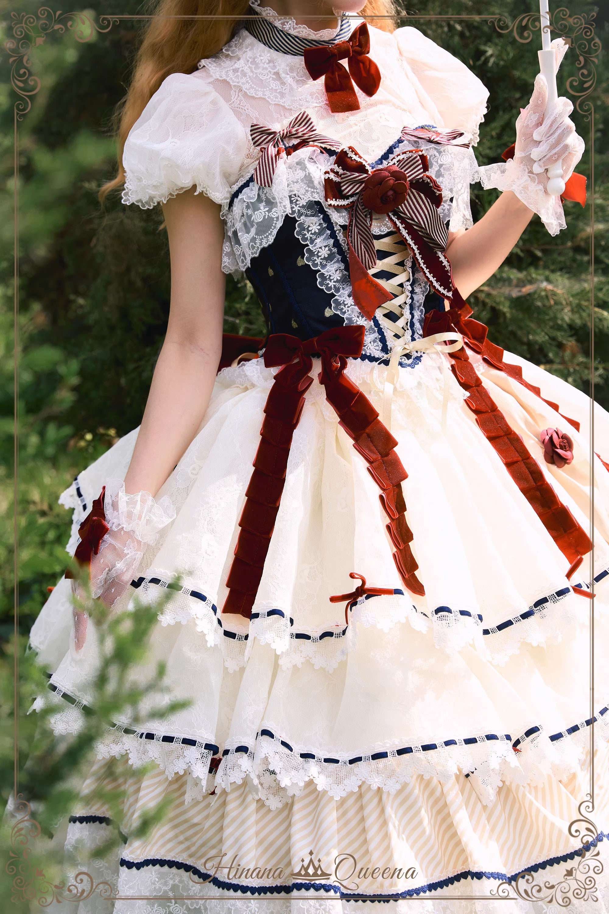 【再販・受注予約8/8まで】Dream Alice ラグジュアリーセットアップ／白雪姫／ロング丈