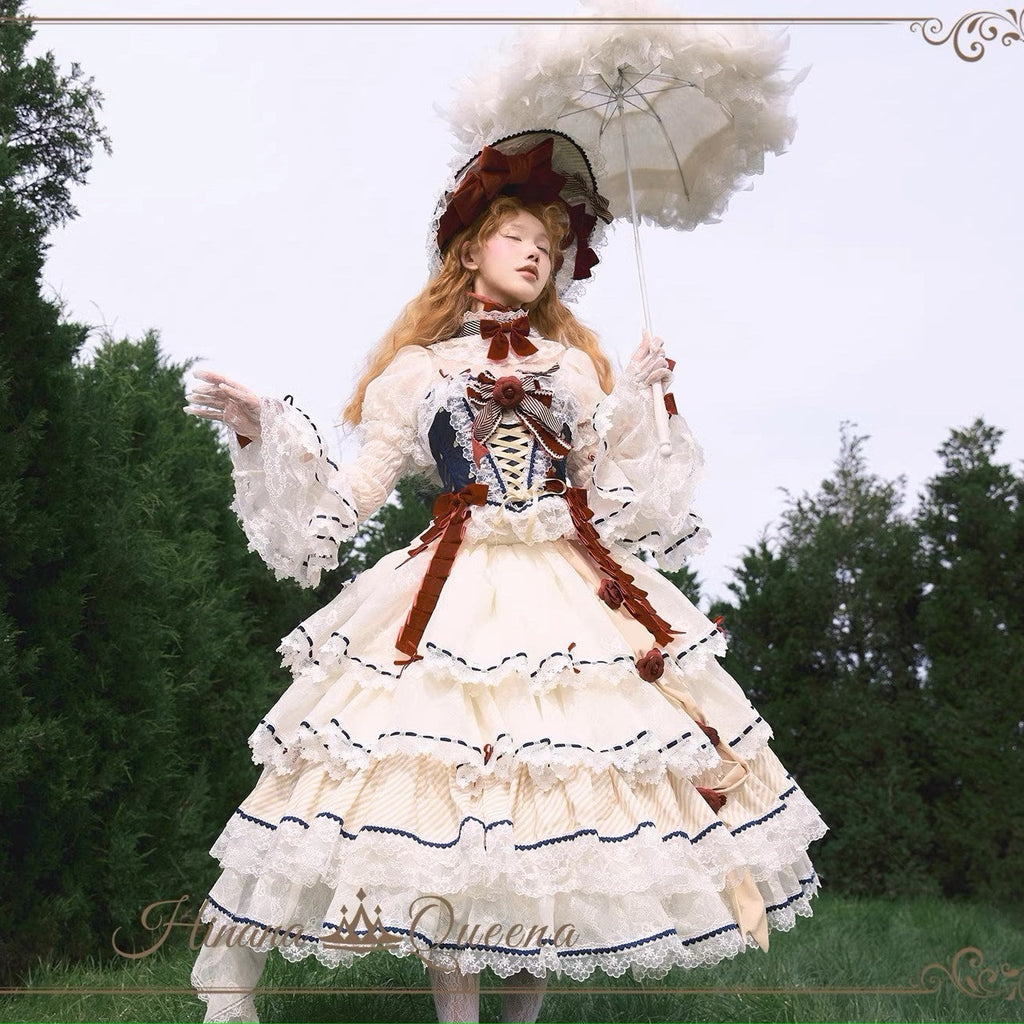 【再販・受注予約8/8まで】Dream Alice ラグジュアリーセットアップ／白雪姫／ロング丈