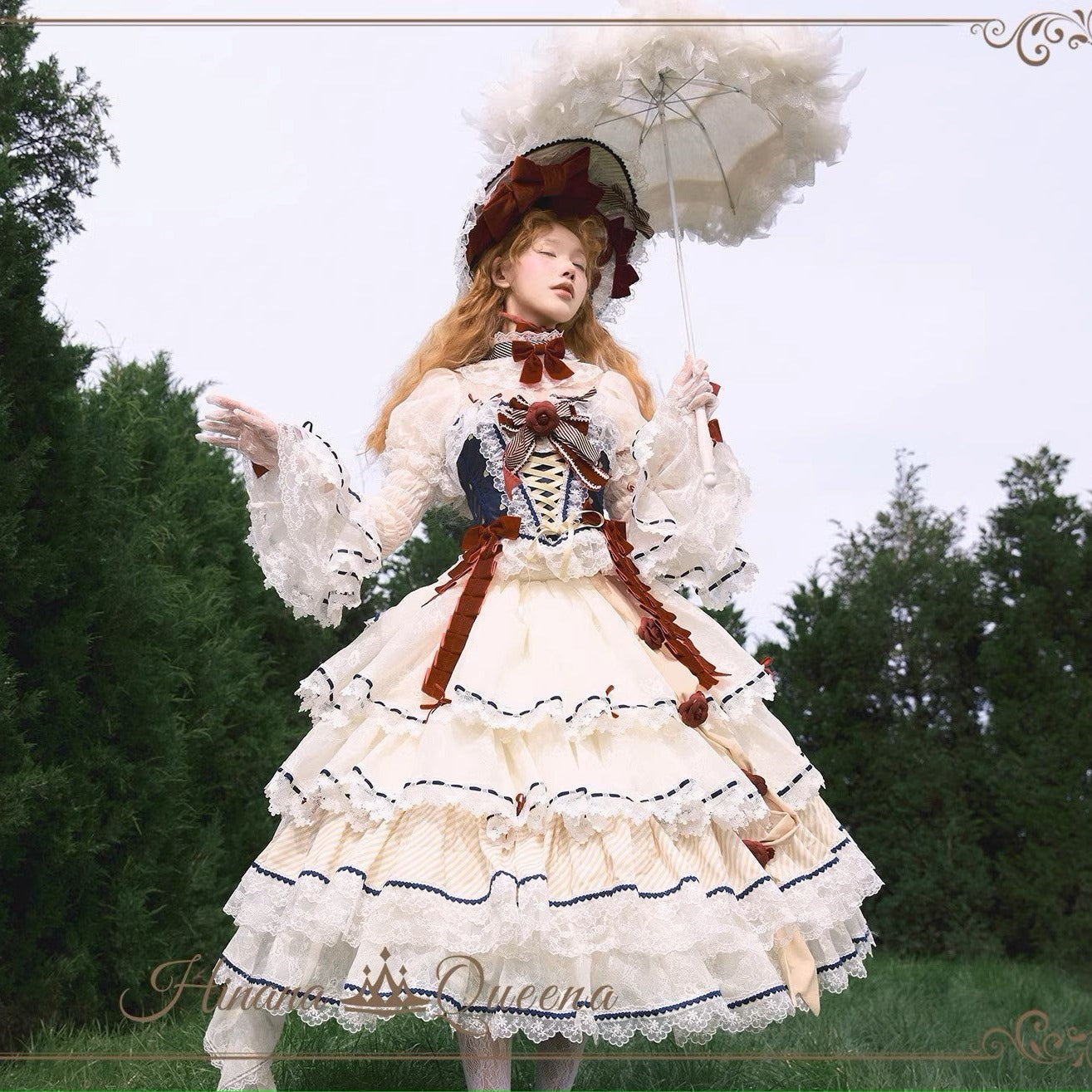 【再販・受注予約8/8まで】Dream Alice ラグジュアリーセットアップ／白雪姫／ロング丈