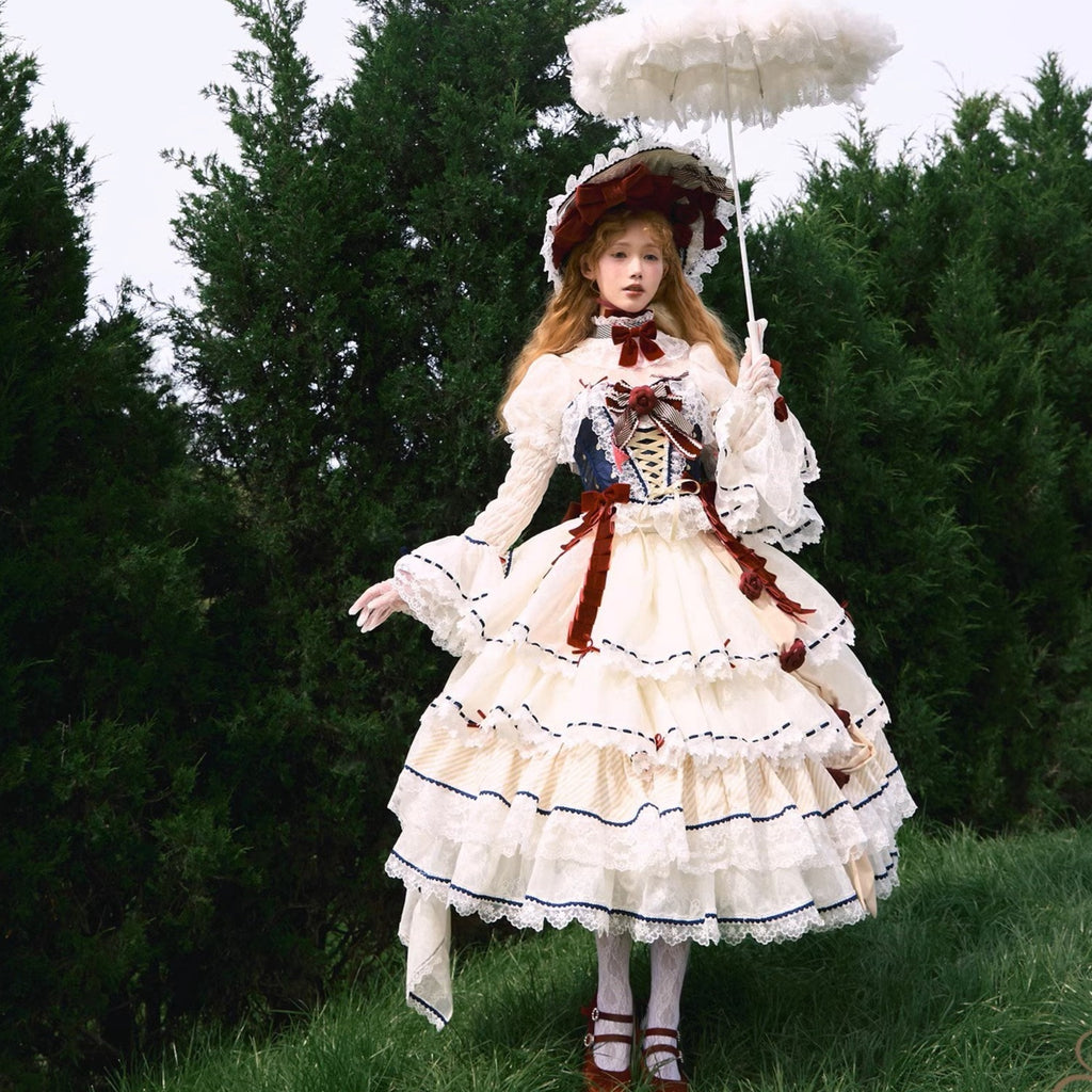 【再販・受注予約8/8まで】Dream Alice ラグジュアリーセットアップ／白雪姫／ロング丈