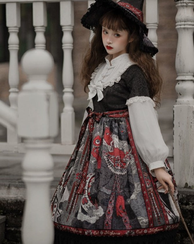Witch Sister Gothic Lolita Frill Dress