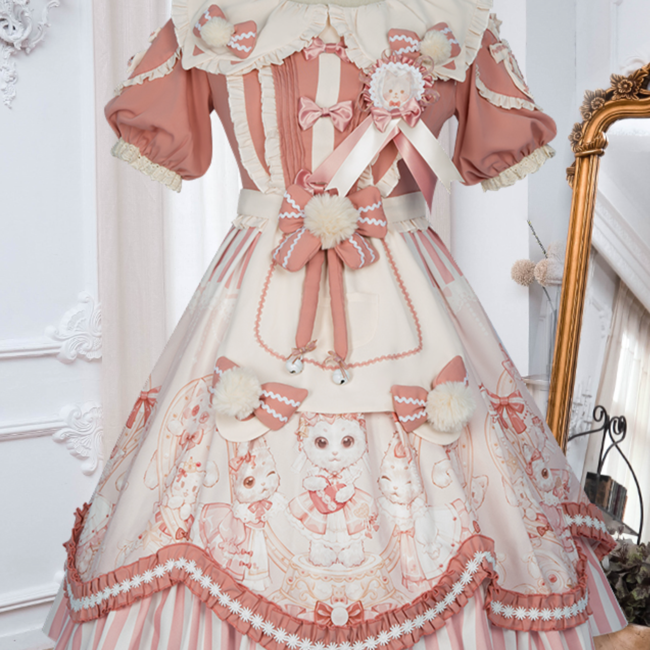 【予約販売】子猫の甘ロリスイートワンピース