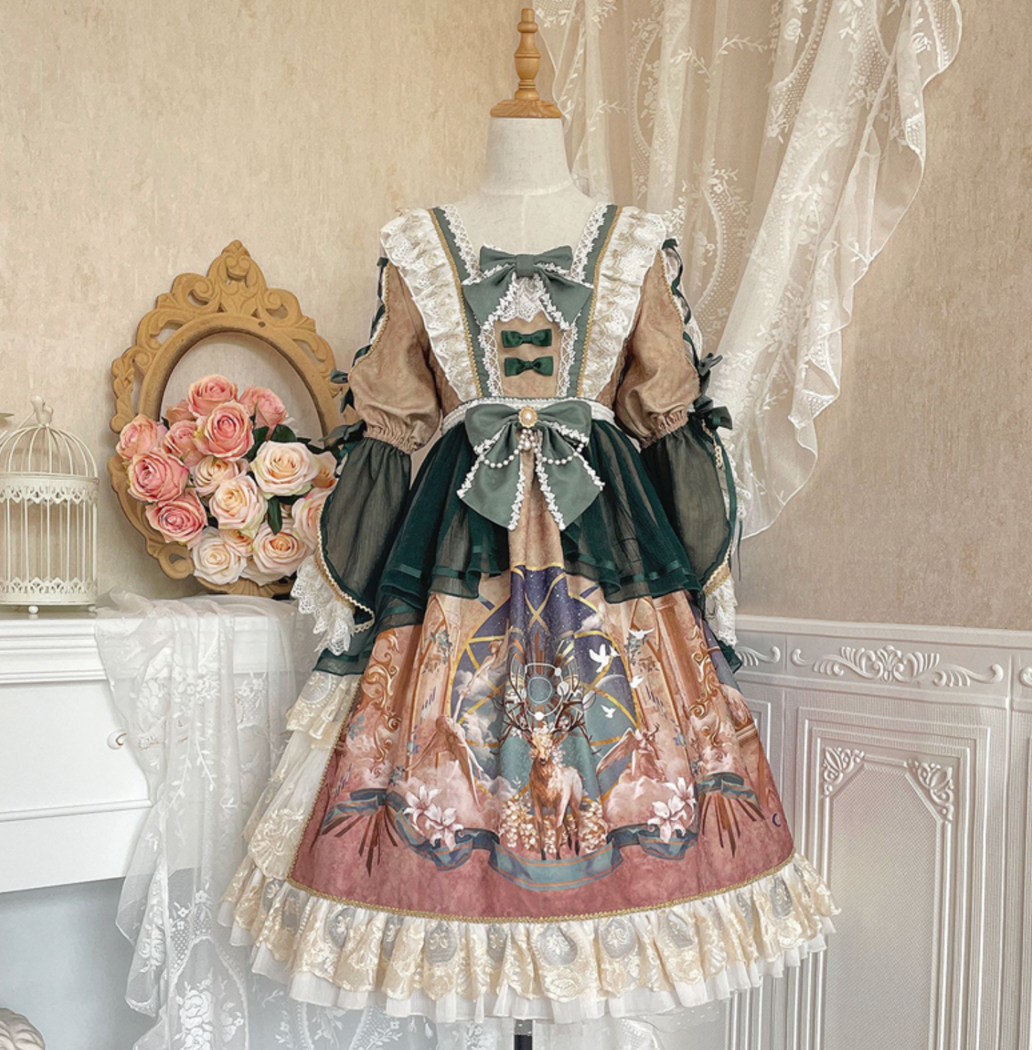 Classic Carole Lolita Dress full of retro feeling