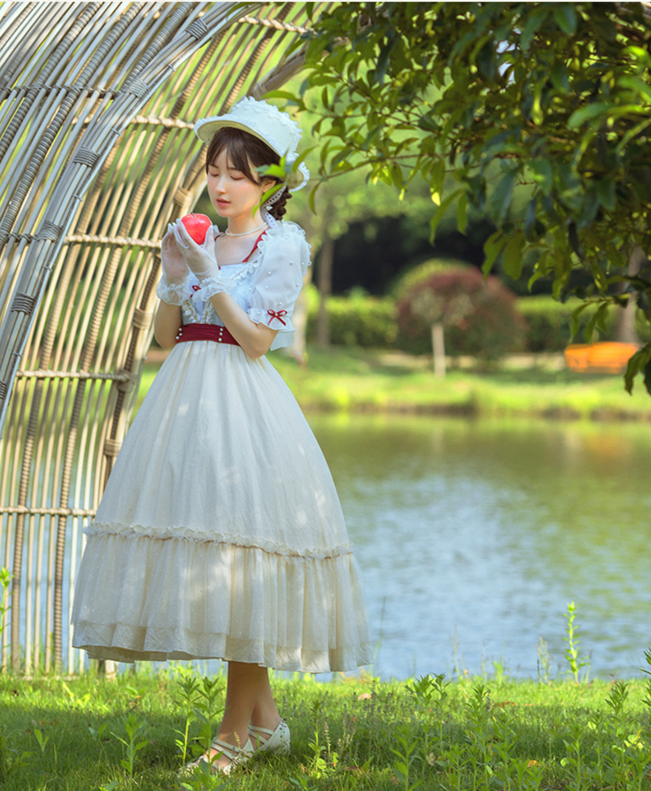 ピクニック スタイル 白雪姫風 ロリータワンピース – ロリータ