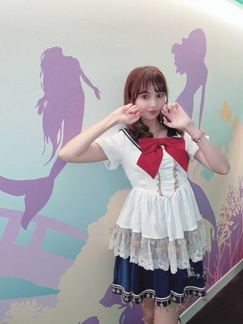 【完売品】星と月の刺繍付き セーラー服 ロリータワンピース