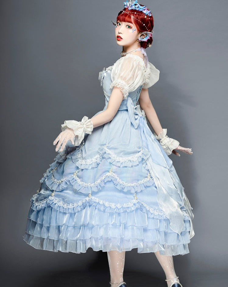 人魚姫の涙 パステルブループリンセスドレス