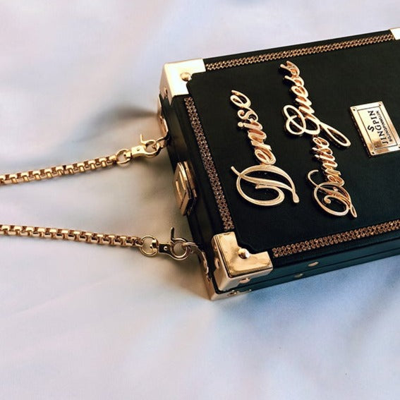 Box type foreign book style mini chain bag