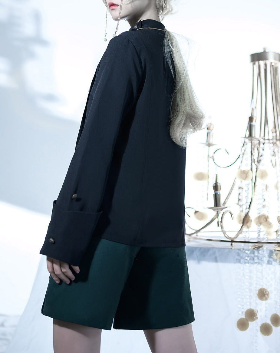 Prince Lolita British Style Dark Green Short Pants