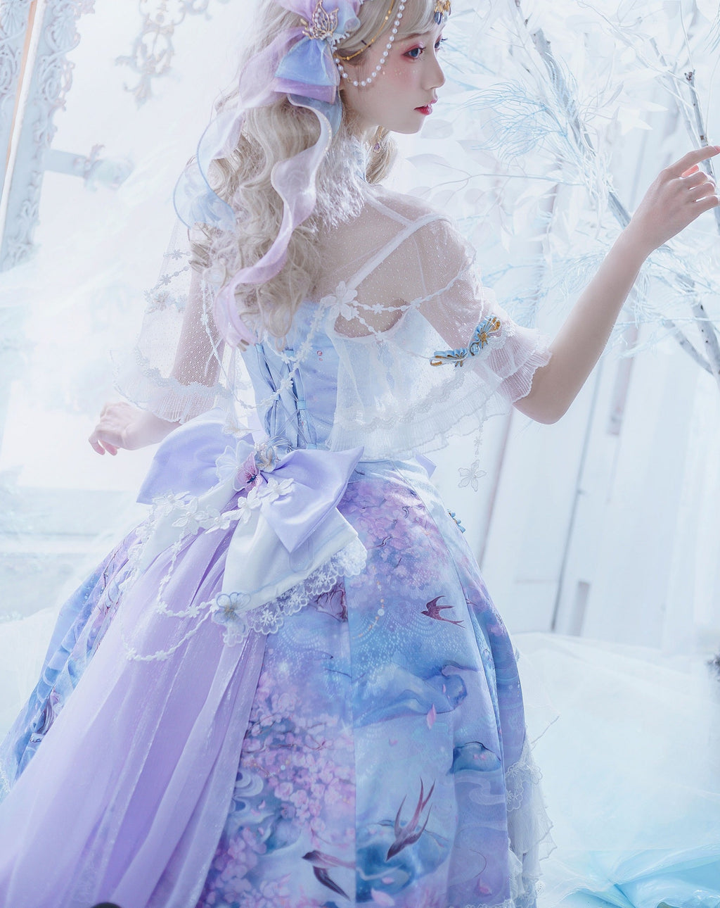 九色鹿 華ロリ プリンセスドレスフルセット