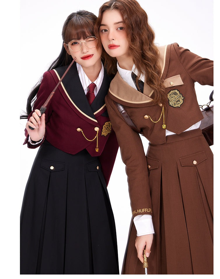 Hogwarts School of Witchcraft and Wizardry Box Pleated Skirt