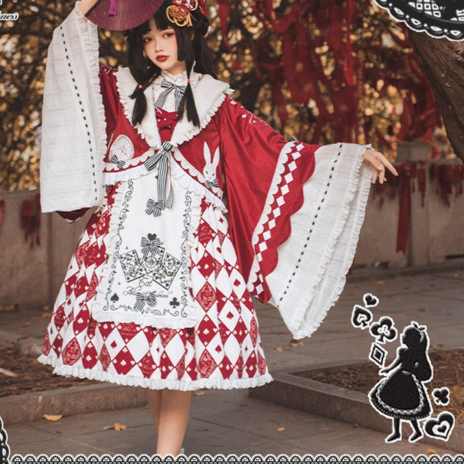 Alice in Wonderland Japanese loli cloak [Additional purchase &amp; 20% off with coupon input]