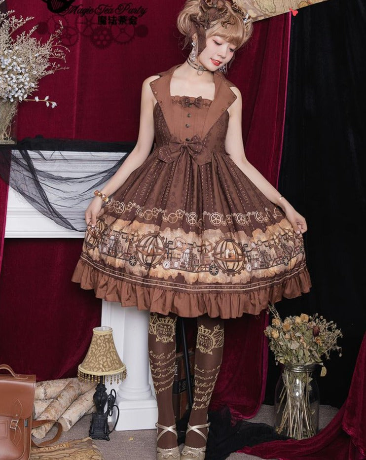 machine light year steampunk jumper skirt