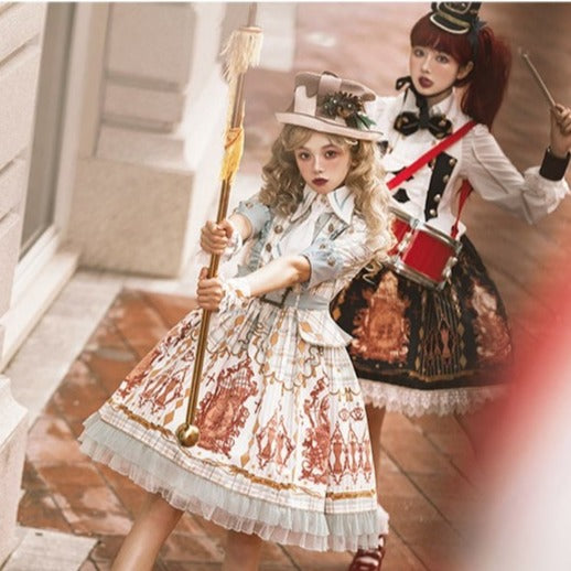 Nutcracker dress with idol-style tie