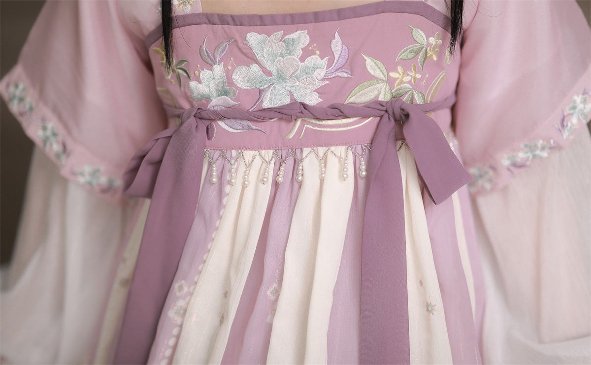 華ロリ 中国風ニュアンスカラーツーピースドレス