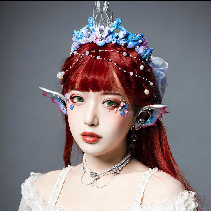 [Simultaneous purchase only] Mermaid's Tears Tiara, earrings, shawl and other accessories