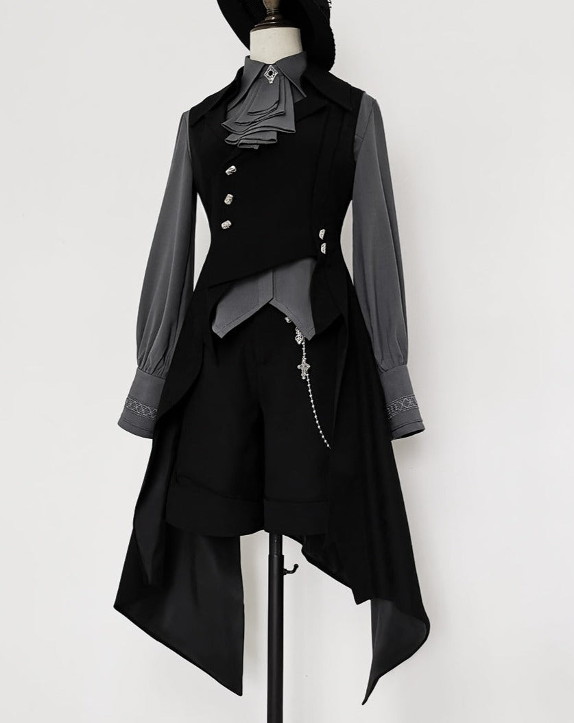 [Pre-order] Prince Lolita Asymmetric Long Vest