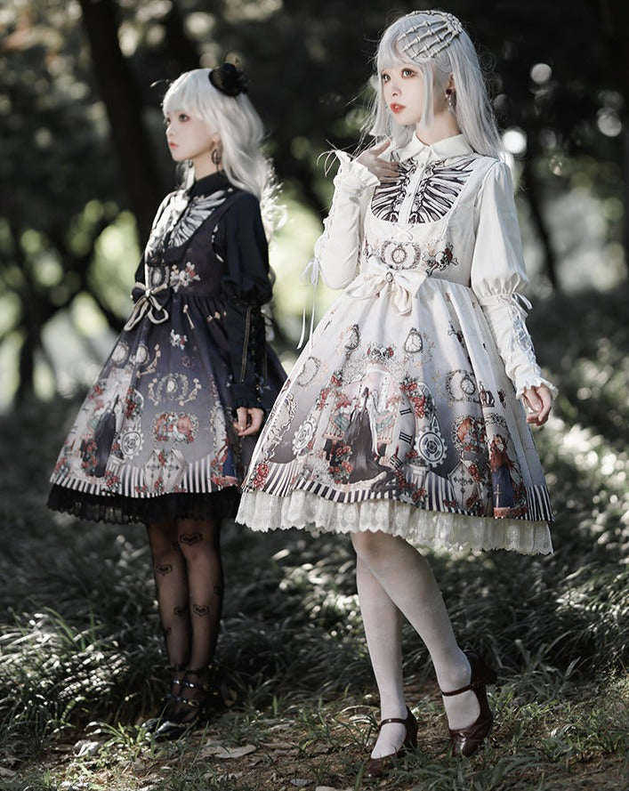 【予約販売】Dark Fairy Tales ゴスロリジャンパースカート