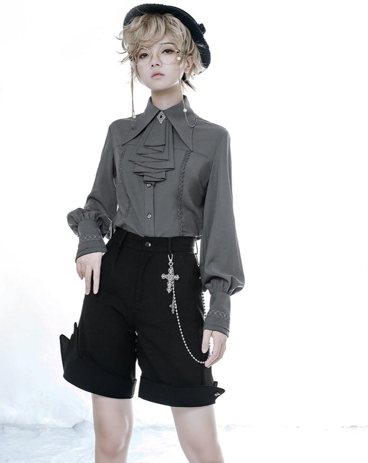 [Pre-order] Prince Lolita Asymmetric Short Pants