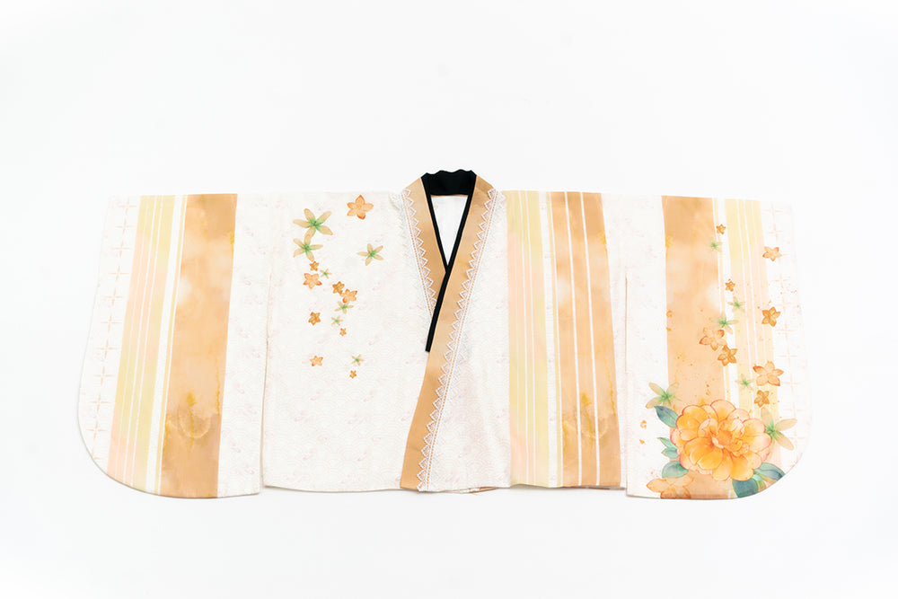 Japanese-style print and lace kimono-style tops [20% off when purchased together]