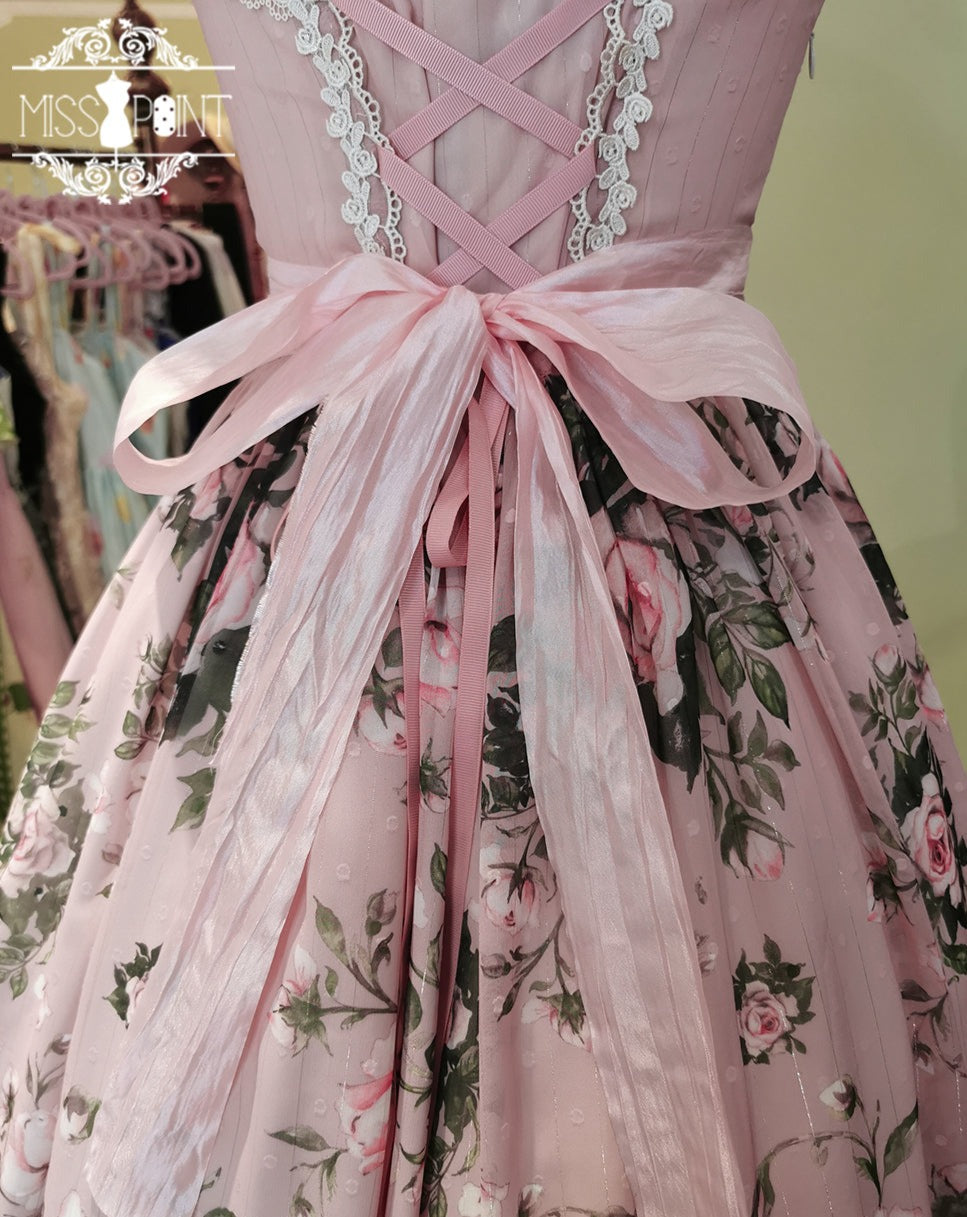 【予約販売】Rose Garden 2WAYデザインネック クラロリ ジャンパースカート