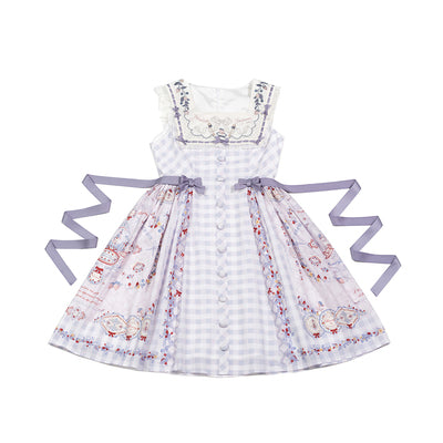 Porcelain Teaparty パステルカラージャンパースカート