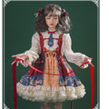 【予約販売】くるみ割り人形のクリスマスロリータジャンパースカート　お正月ロリータ