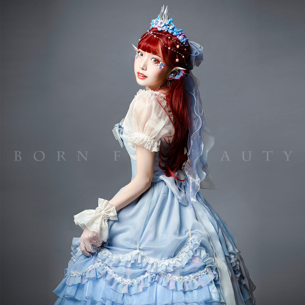 人魚姫の涙 パステルブループリンセスドレス
