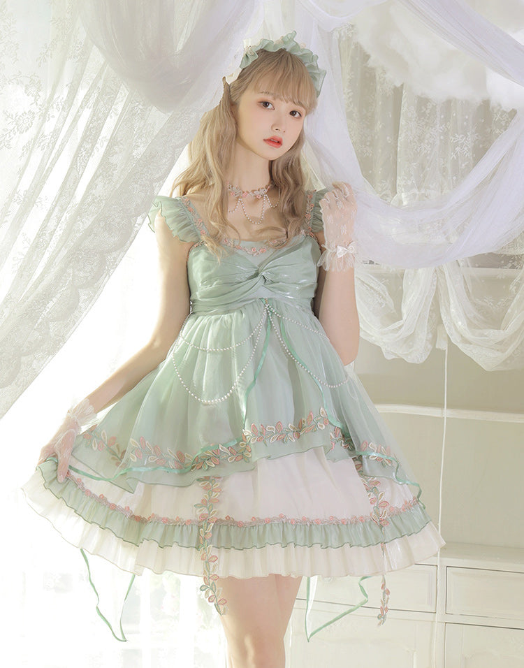 Elegant Fairy Flower Lolita Dress