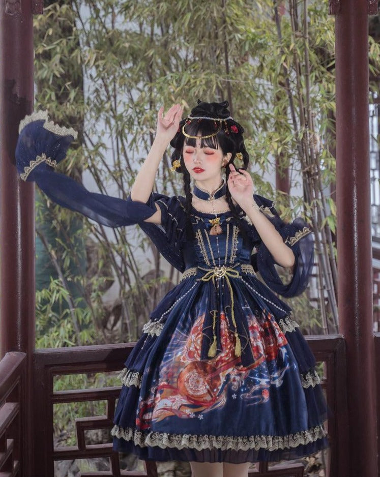 華ロリ 中国宮殿のプリンセス風ドレス – ロリータファッション通販RonRon
