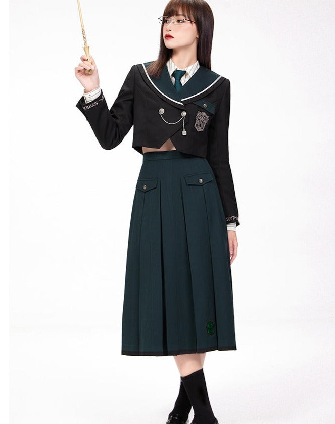 Hogwarts School of Witchcraft and Wizardry Double Button Short Sailor Jacket