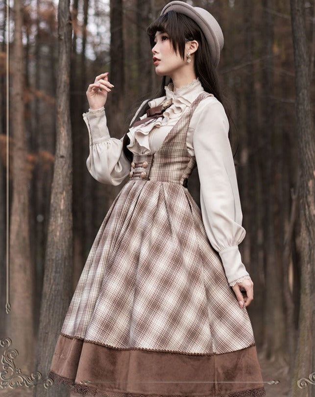 Plaid hotsell jumper skirt