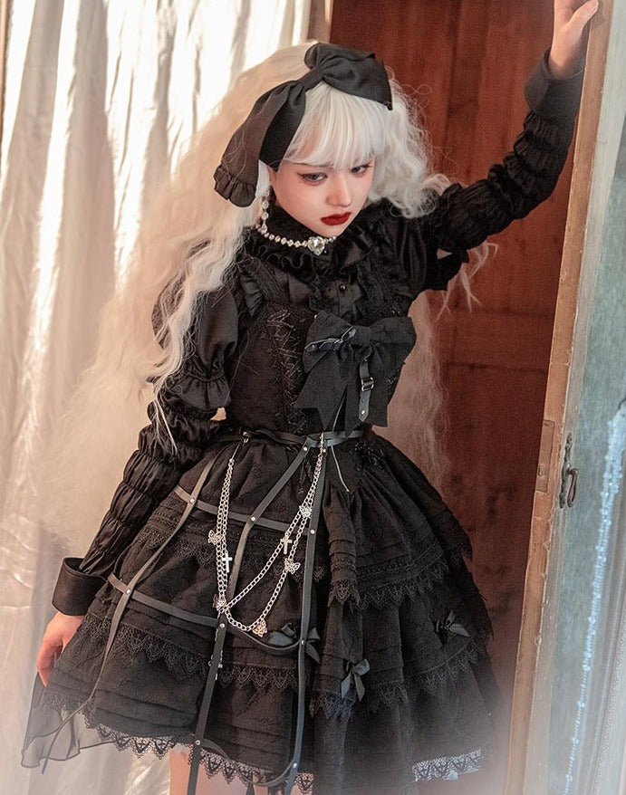 Prisoned Swan Lake 白鳥と黒鳥のジャンパースカート