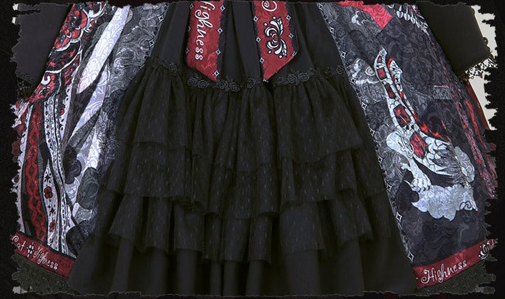 魔女の姉妹 ゴスロリ フリルスカート