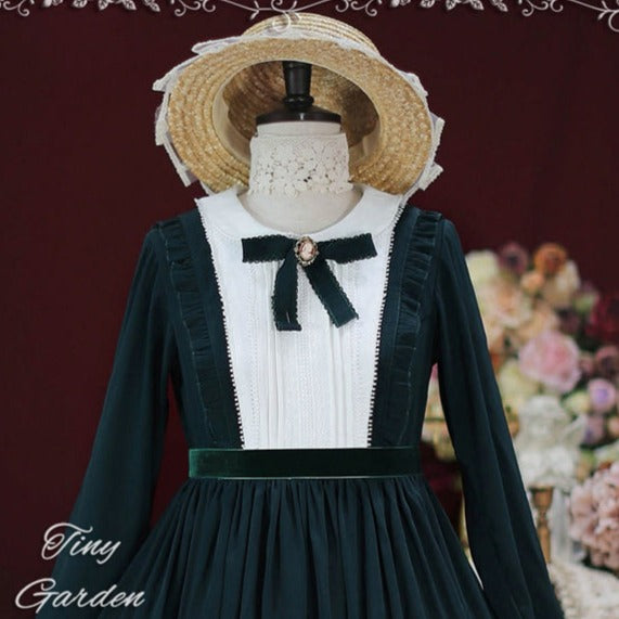 【予約販売】英国クラシカル起毛ワンピース